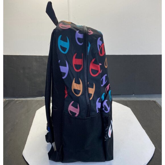 Champion 15” Backpack‎ Black cript Logos,Laptop Sleeve,Padded Straps,Unisex New - Picture 3 of 11